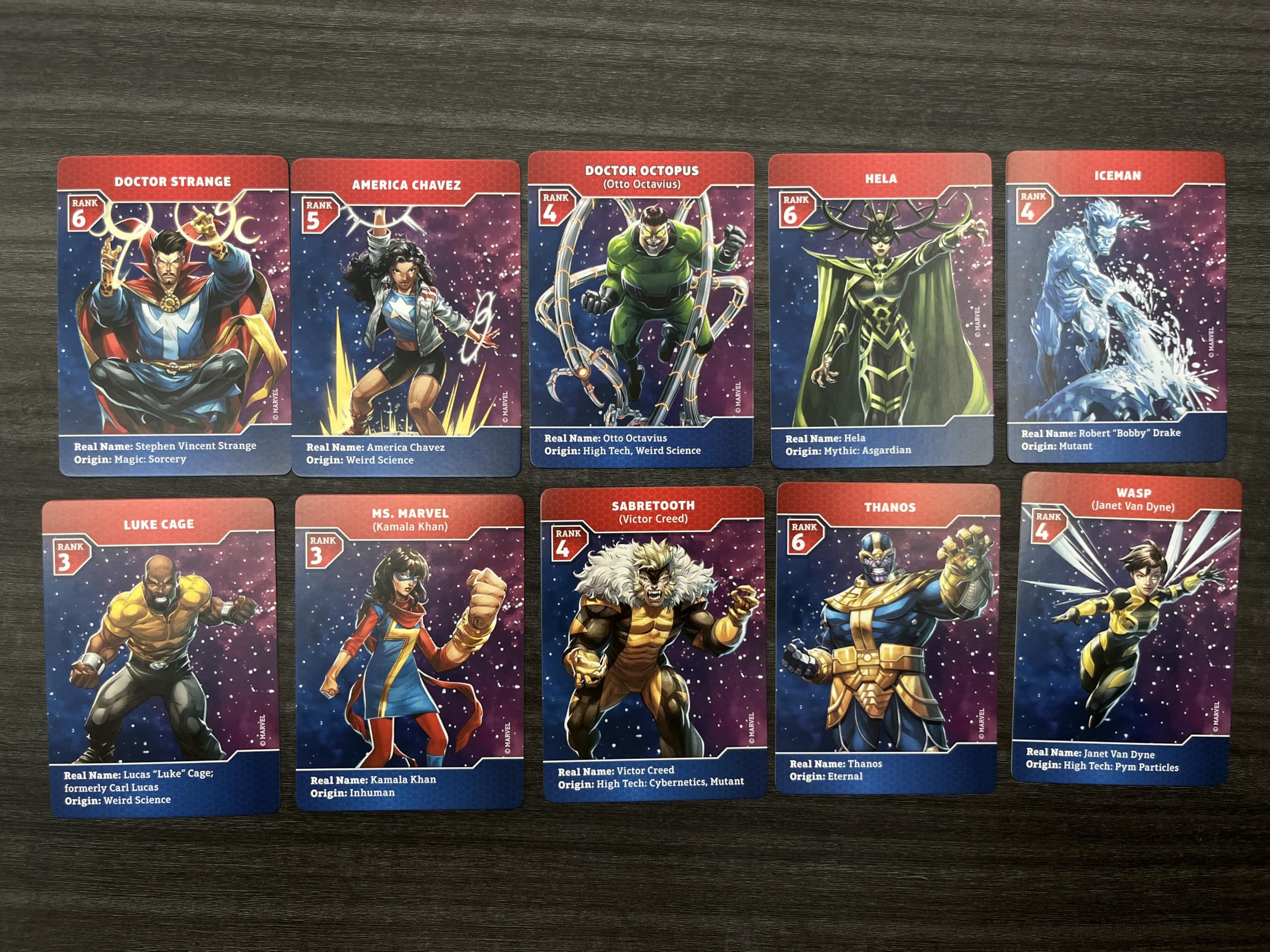 Amazon.com: Marvel Multiverse RPG 2D Mini Pack #2 - Iconic Heroes